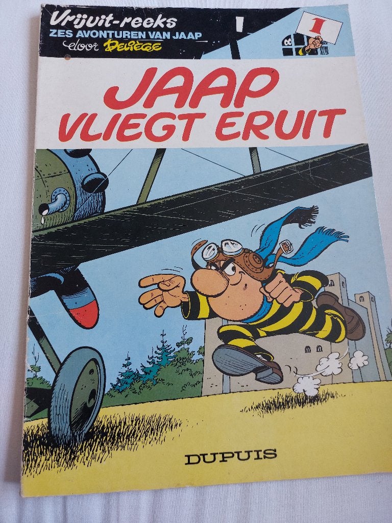 Jaap vliegt eruit, Boeken, Eén stripboek, Ophalen of Verzenden
