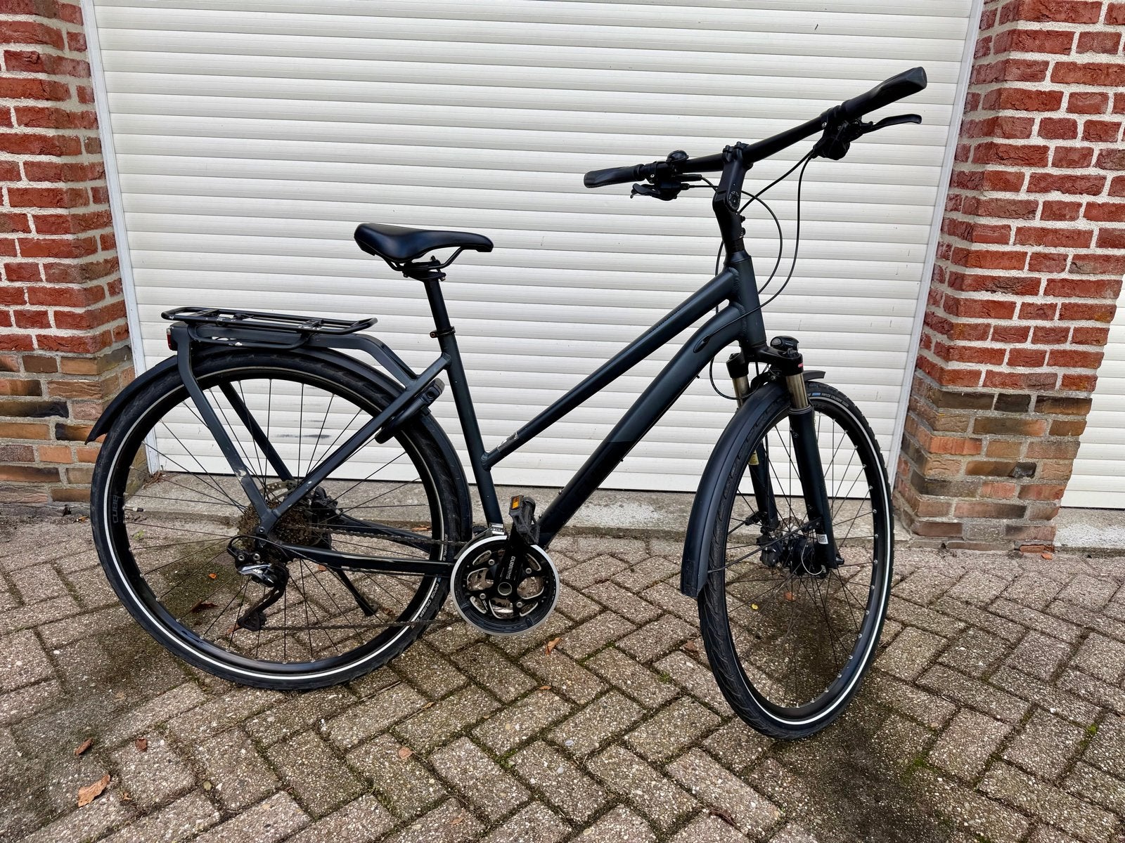 Cube Kathmandu Pro HPA Damesfiets. Framemaat 51cm, 28 inch, Zo goed als nieuw, Schijfrem, Ophalen