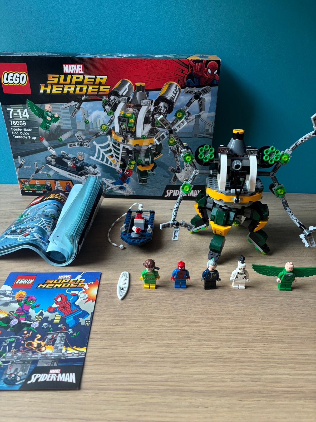 Lego 75059, Spider-man: doc ock’s tentacle trap, Gebruikt, Marvel, Lego, Ophalen of Verzenden
