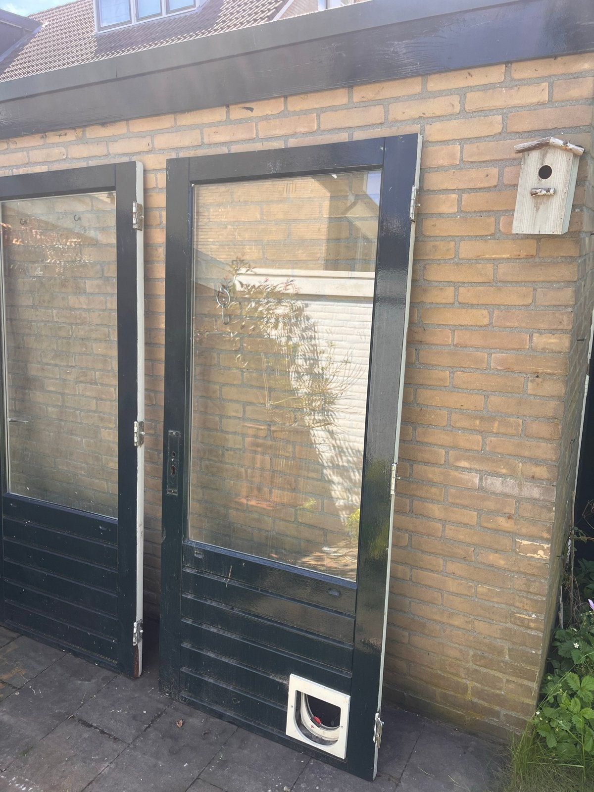 Buitendeur schuurdeur 90,5x 203 2 stuks, Doe-het-zelf en Verbouw, Deuren en Horren, Ophalen, Gebruikt, 80 tot 100 cm, Buitendeur