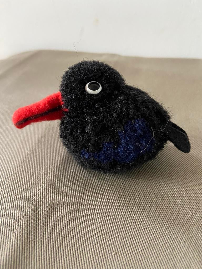 Steiff wolminiatuur kraai, Ophalen of Verzenden, Zo goed als nieuw