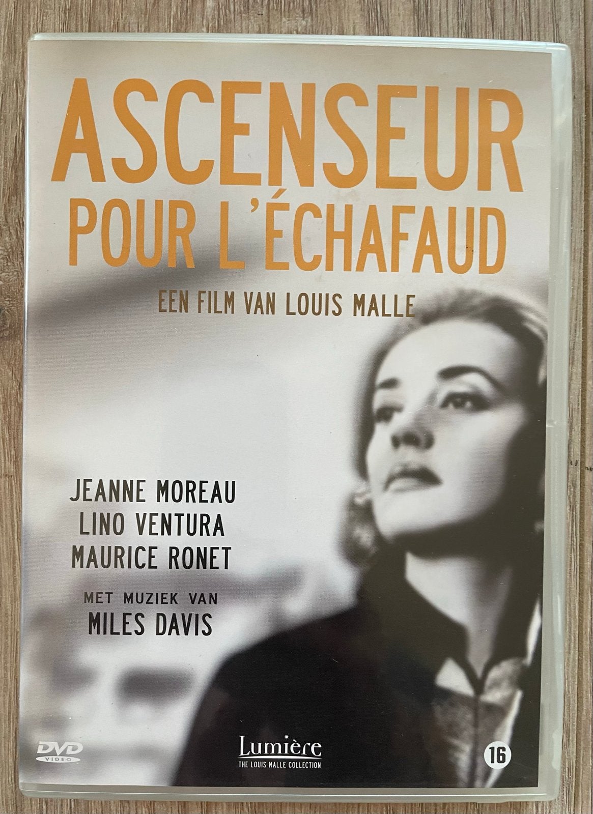 DVD Ascenseur Pour l'Échafaud Louis Malle Jeanne Moreau NED, Vanaf 16 jaar, Ophalen of Verzenden, Zo goed als nieuw, Frankrijk