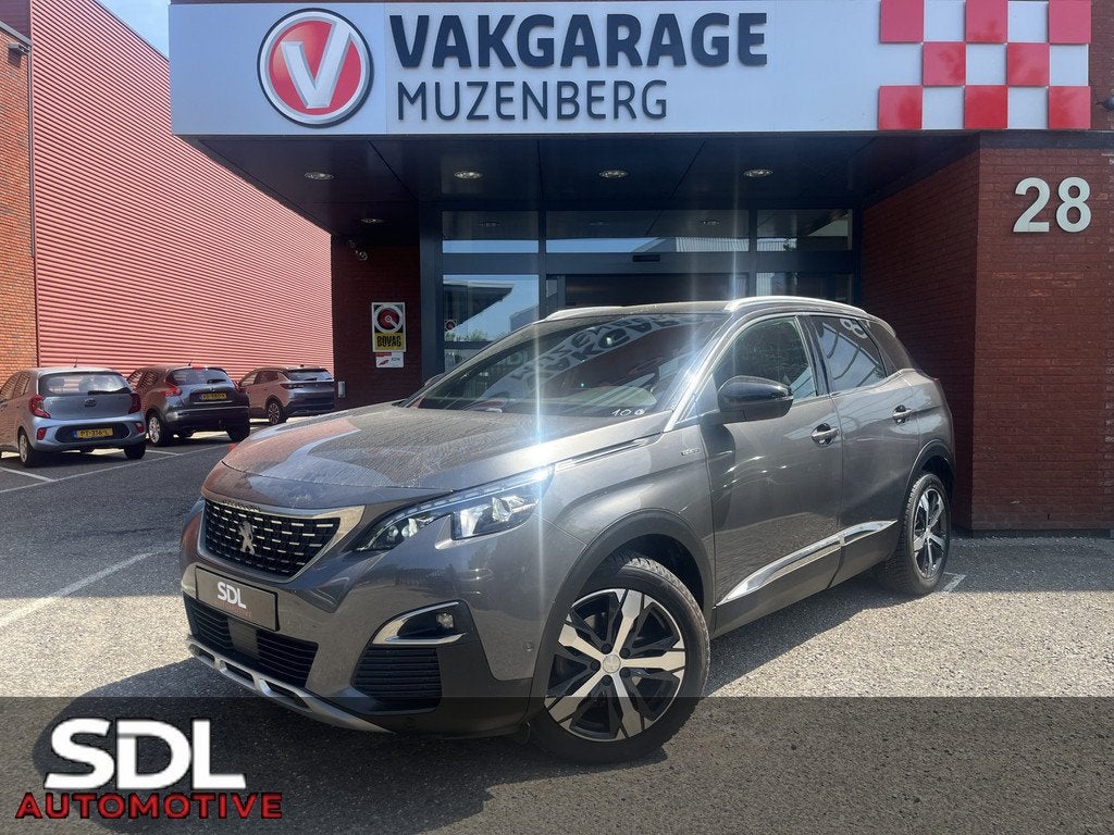Peugeot 3008 1.2 PureTech GT Line // DODEHOEK // HALF LEDER, Auto's, Peugeot, Gebruikt, 1199 cc, Leder en Stof, Origineel Nederlands