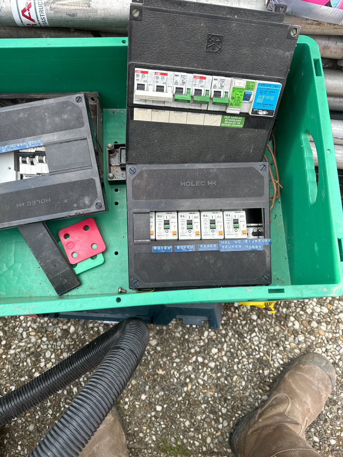 Oude ABB en Holec meterkasten - Groepenkasten, Ophalen, Gebruikt, ABB, Groepenkast