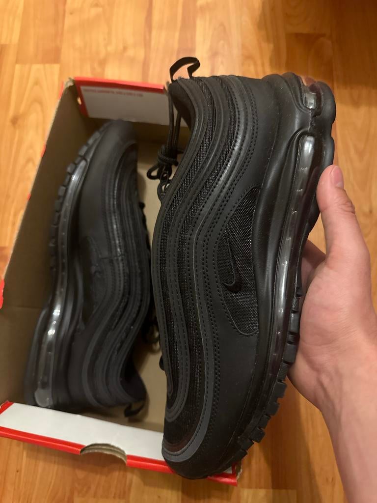 Nike Air Max 97 Zwart - Maat 47,5 - Nieuw, Zwart, Nieuw, Ophalen of Verzenden, Sneakers of Gympen