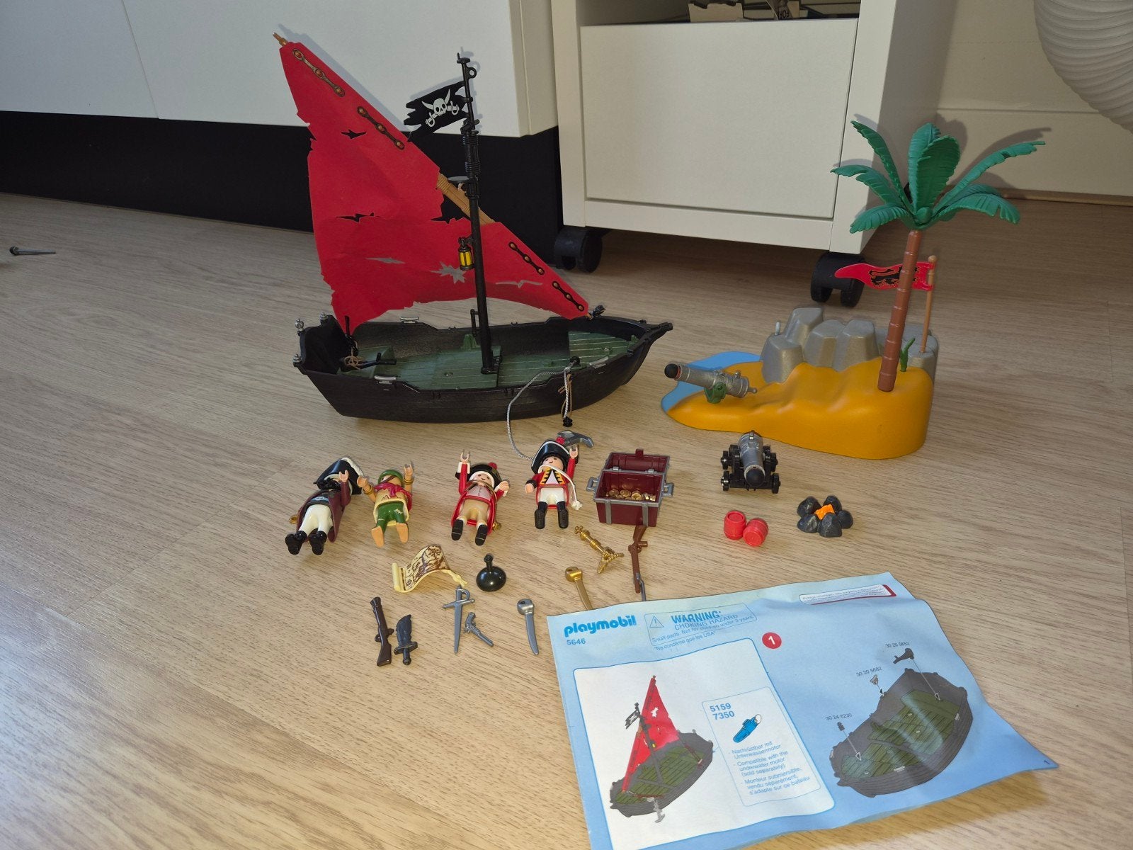 playmobil piraten 5646, Pirates, Complete set, Ophalen of Verzenden, Zo goed als nieuw