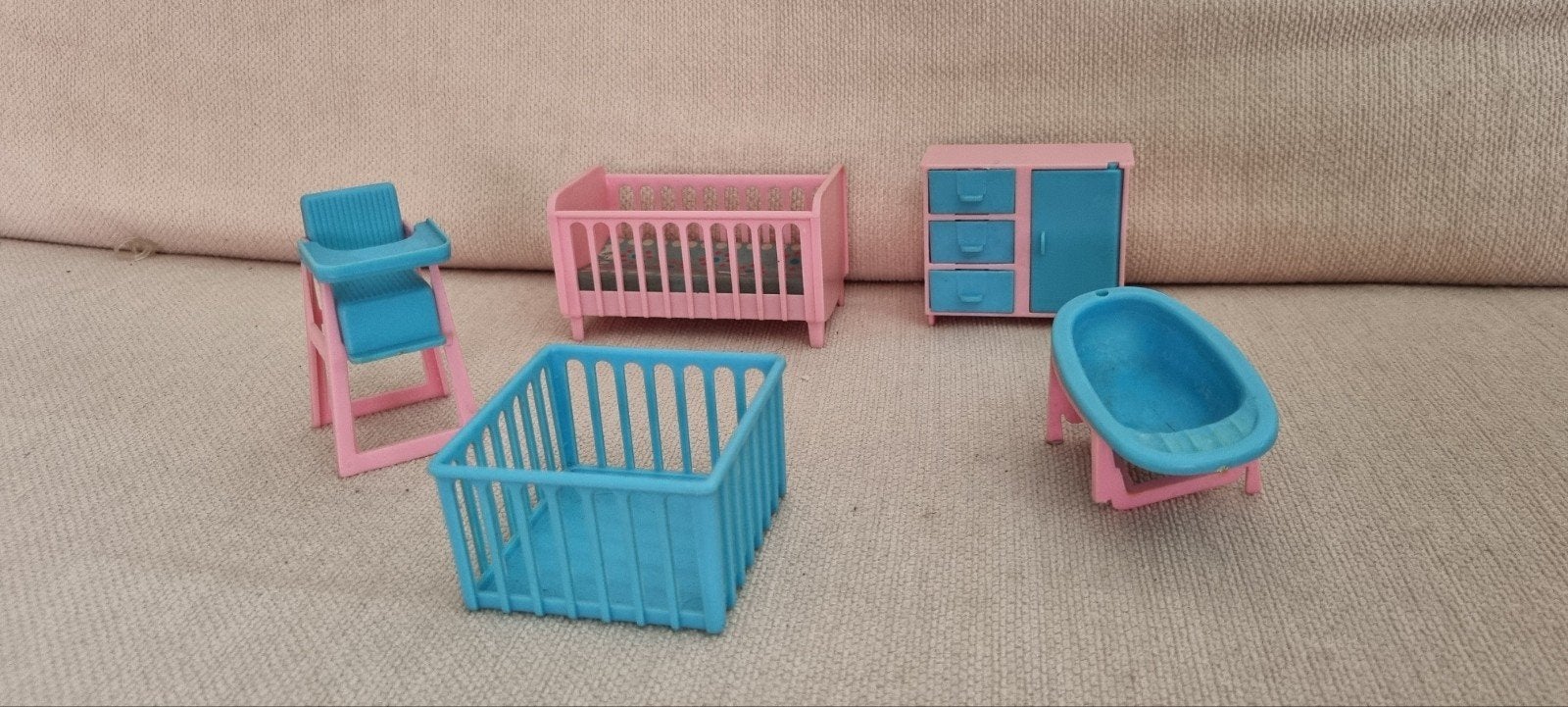 Jean Höfler West-Duitsland Poppenhuis Meubels Set, Ophalen of Verzenden, Gebruikt, Apparaten