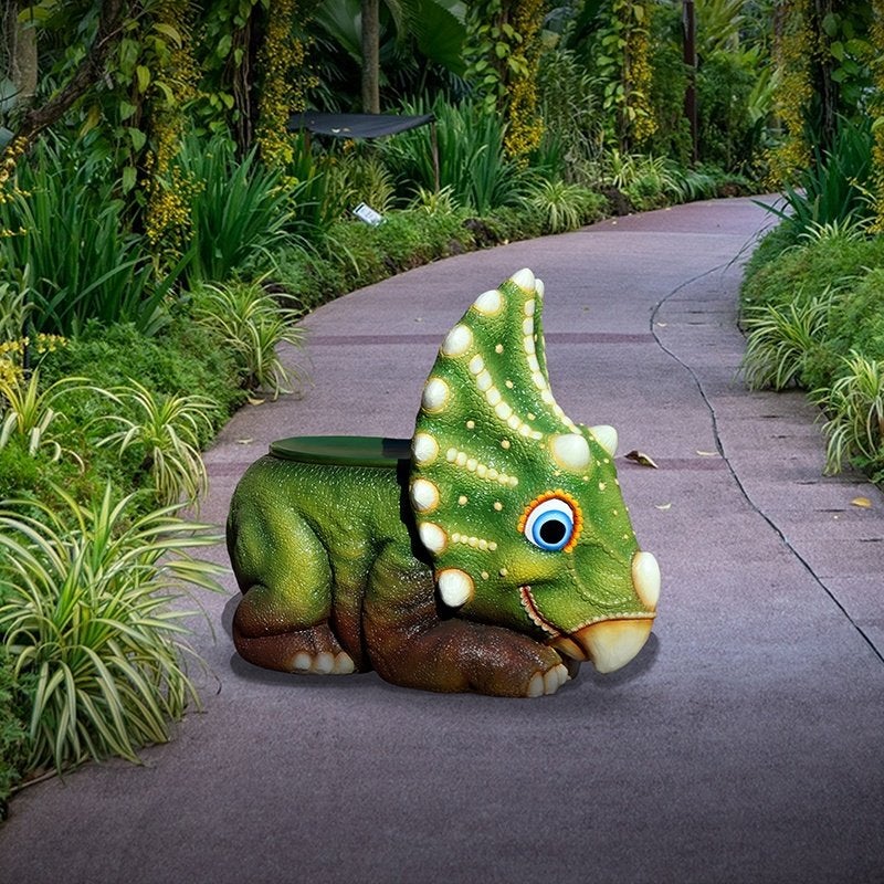 Baby Triceratops Stoel – Gelcoat Coated Kinderstoel, Ophalen, HorecaBeelden, Overige typen, HorecaBeelden