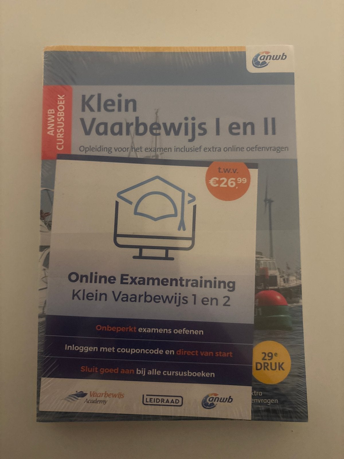 ANWB Cursusboek Klein Vaarbewijs I en II + Examentraining, Boeken, Ophalen of Verzenden, Nieuw, Overige niveaus
