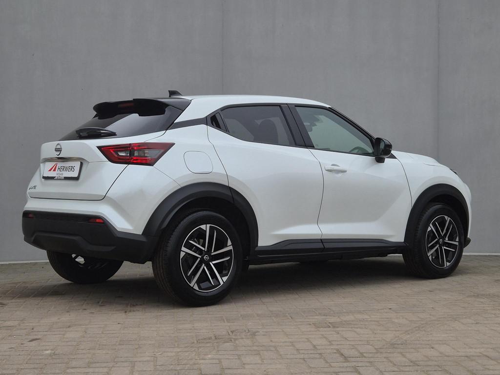 Nissan Juke 1.0 DIG-T N-Connecta Handgeschakeld / Fabrieksga, Voorwielaandrijving, Stof, Euro 6, Wit