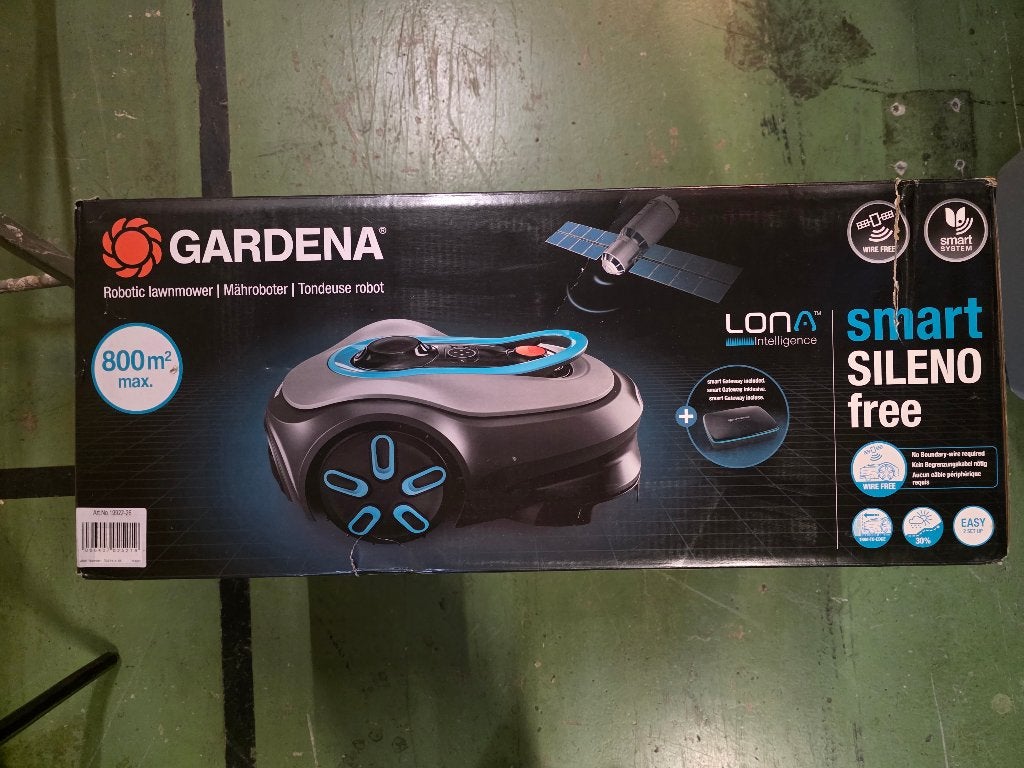 Robotmaaier gardena sileno, Tuin en Terras, Ophalen, Bestuurbaar via app, Zo goed als nieuw, Minder dan 20 cm