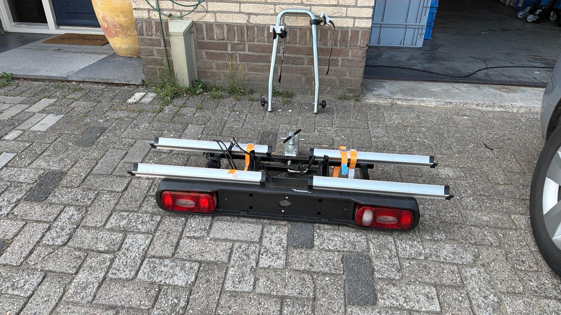 Twinny load fietsendrager, Ophalen, Zo goed als nieuw, Trekhaakdrager