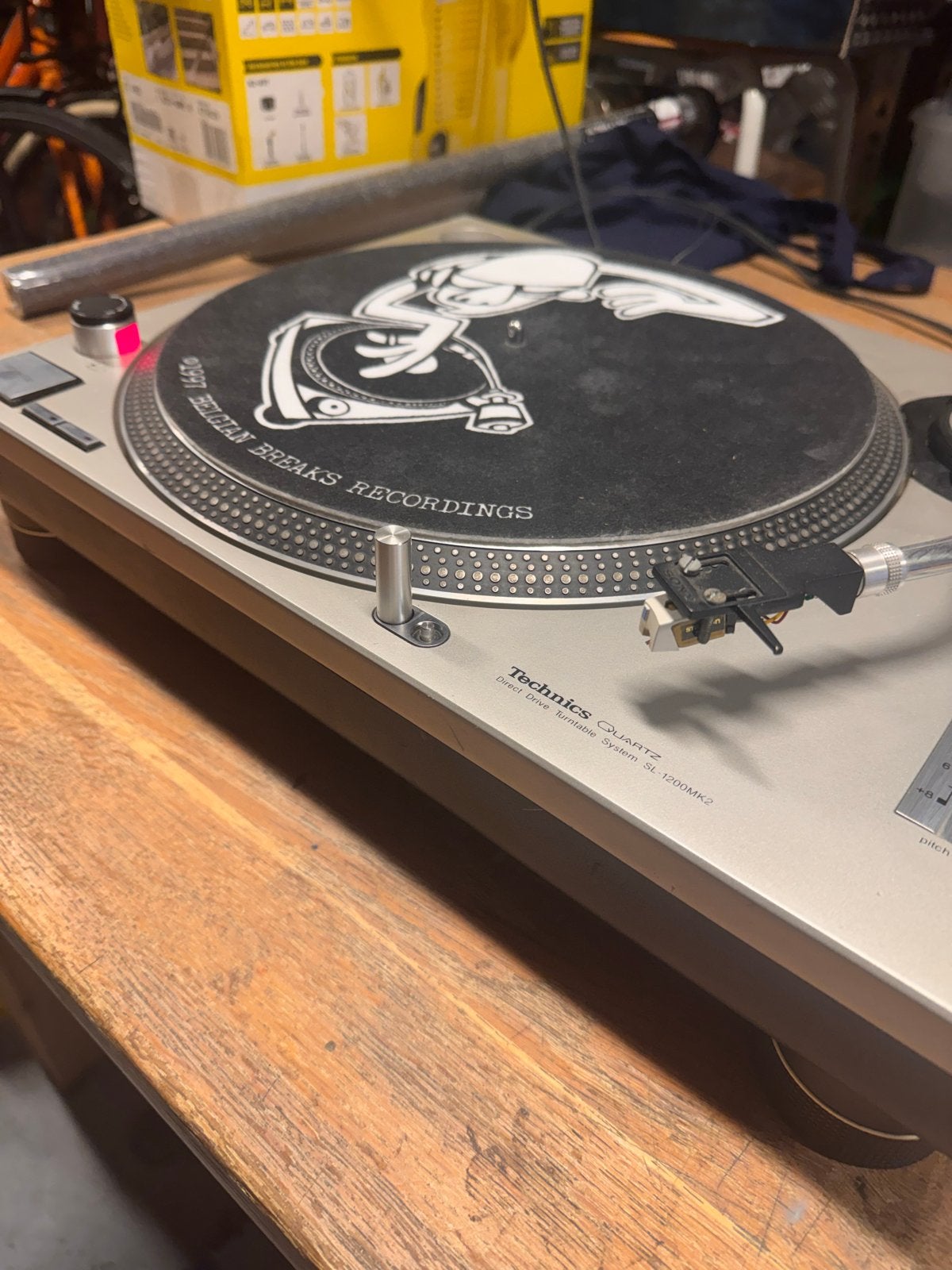 Technics SL-1200MK2 Platenspeler - Direct Drive, Gebruikt, Pitch-regelaar, Ophalen of Verzenden, Platenspeler