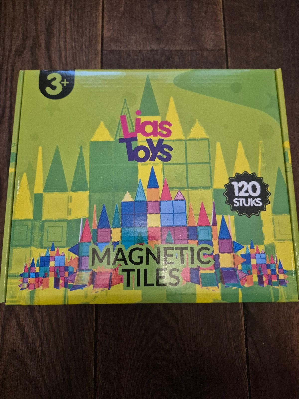 120 Stuks Magnetic Tiles - Open Einde Speelgoed Montessori, Overige merken, ., Nieuw, Ophalen of Verzenden