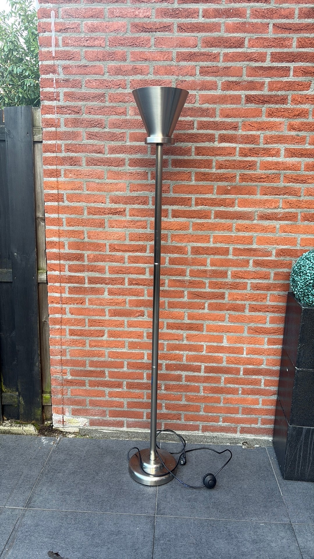 Staandlamp, Ophalen, Overige fittingen, Zo goed als nieuw, Metaal