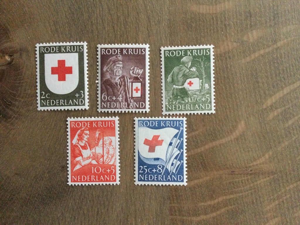 nederland NVPH 607-611 postfris, Ophalen of Verzenden, Postfris