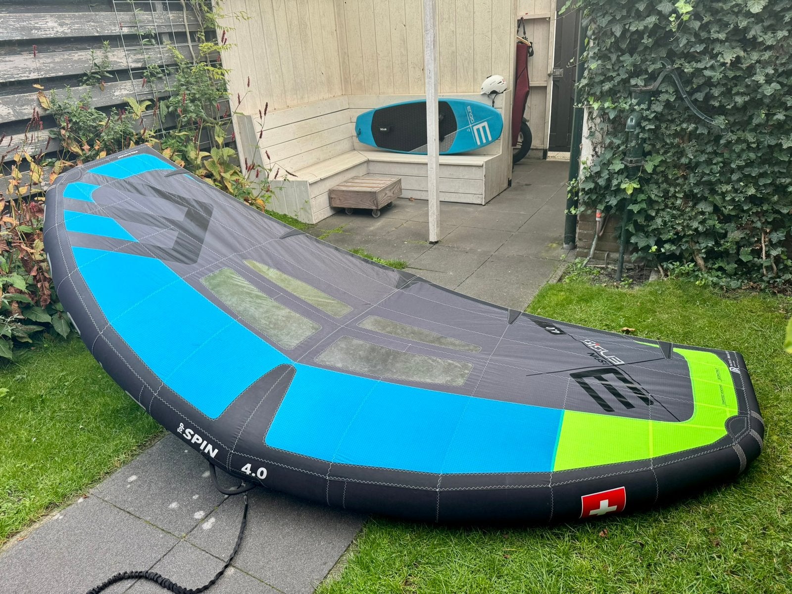 2025 Ensis top spin 4.0 & 3.0 inclusief Boom., Ophalen of Verzenden, Gebruikt, Wingsurf-wing