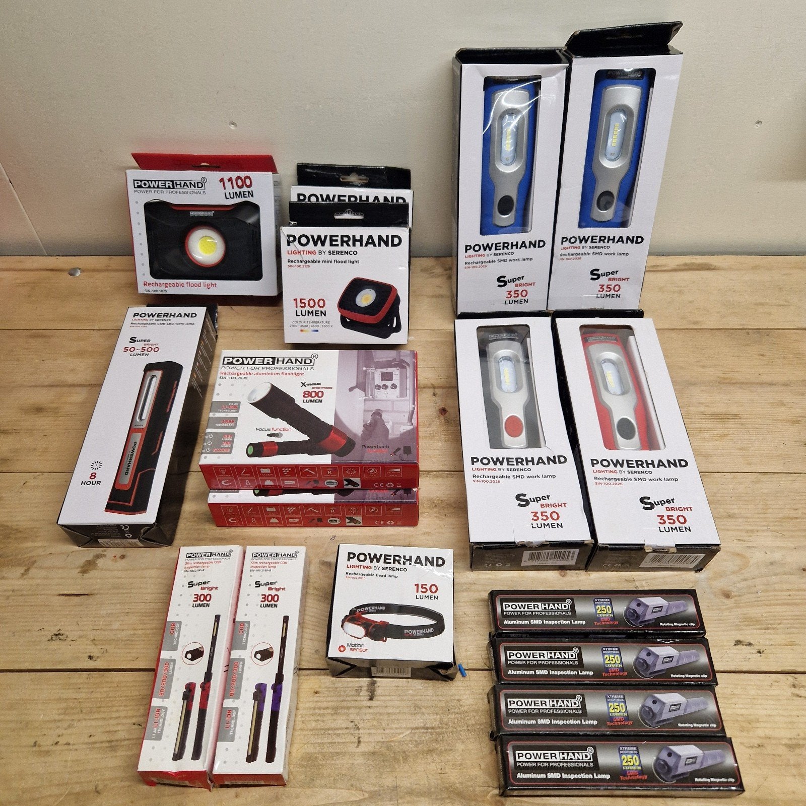 ⚡️ Nieuwe Powerhand accu zaklamp / inspectielamp / looplamp, Caravans en Kamperen, Ophalen of Verzenden, Nieuw, Accu