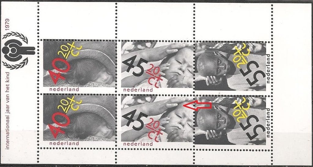 Kinder blok 1190 DRUKTOEVAL a XXX.  ADV. no.33 I., Verzenden, Na 1940, Postfris