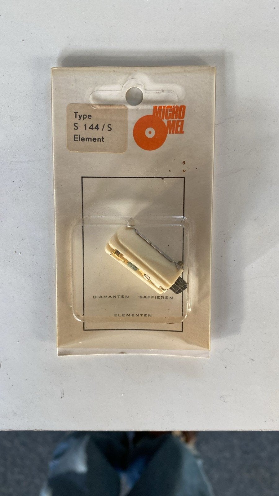 Nieuw S 144/S Element voor Platenspeler, Audio, Tv en Foto, Ophalen of Verzenden, Nieuw, Platenspeler-onderdeel, Overige merken