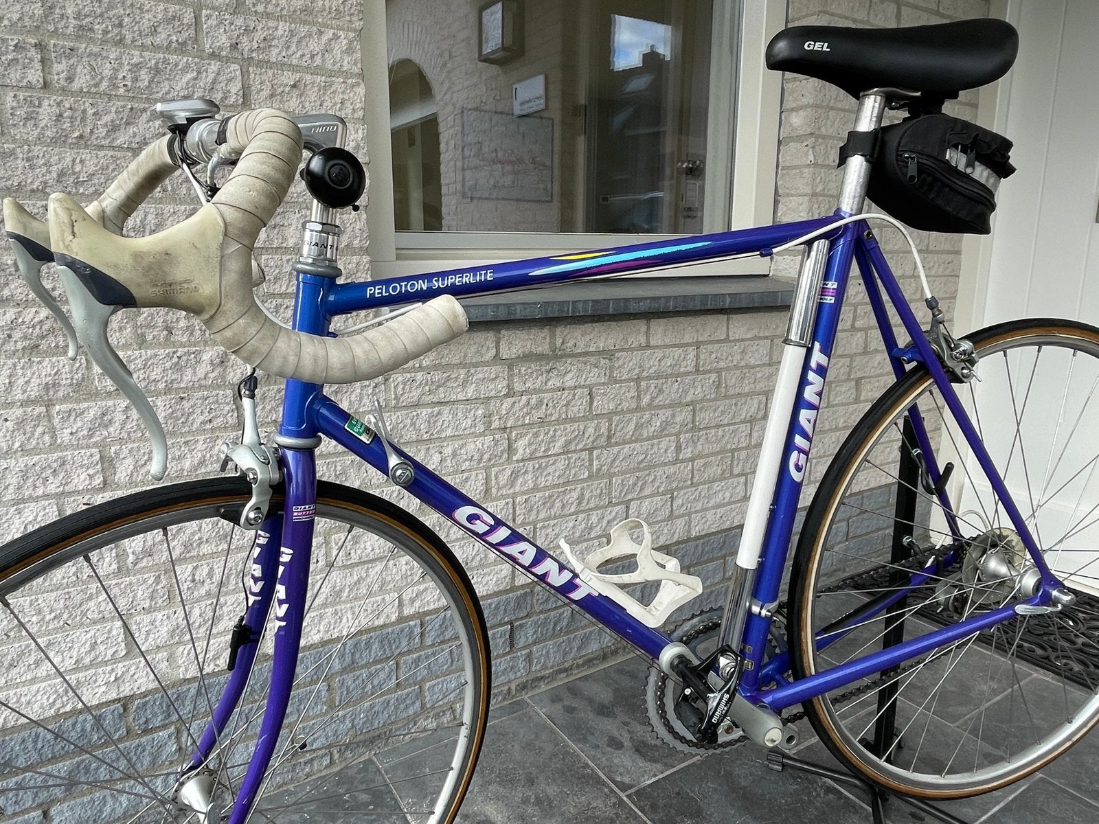 Giant peloton superlite vintage racefiets, Ophalen, Gebruikt, 26 inch, Velgrem