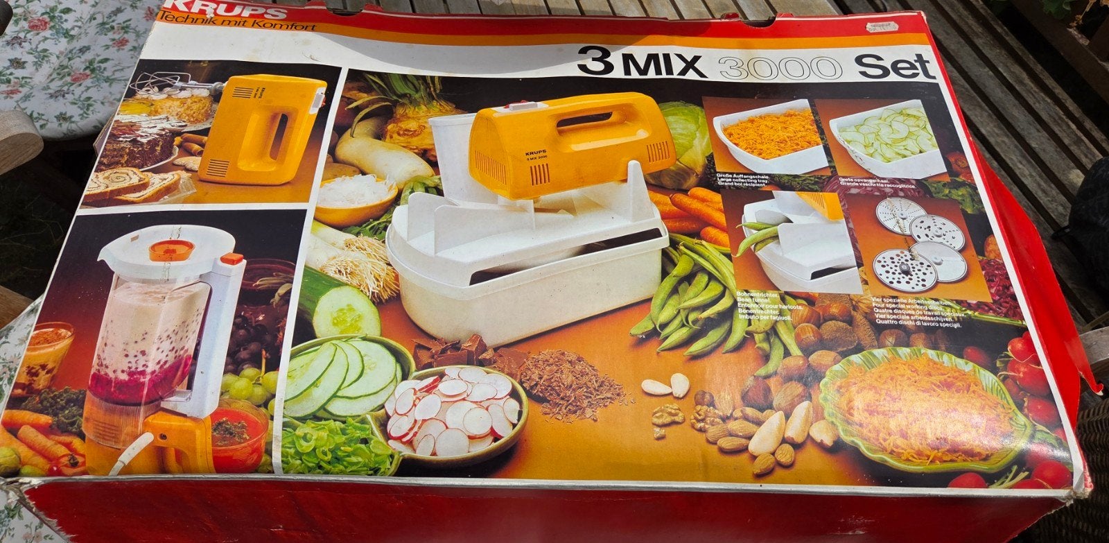 Complete Vintage 3 mix 3000 keukenset, Ophalen of Verzenden, Zo goed als nieuw, 3 snelheden of meer