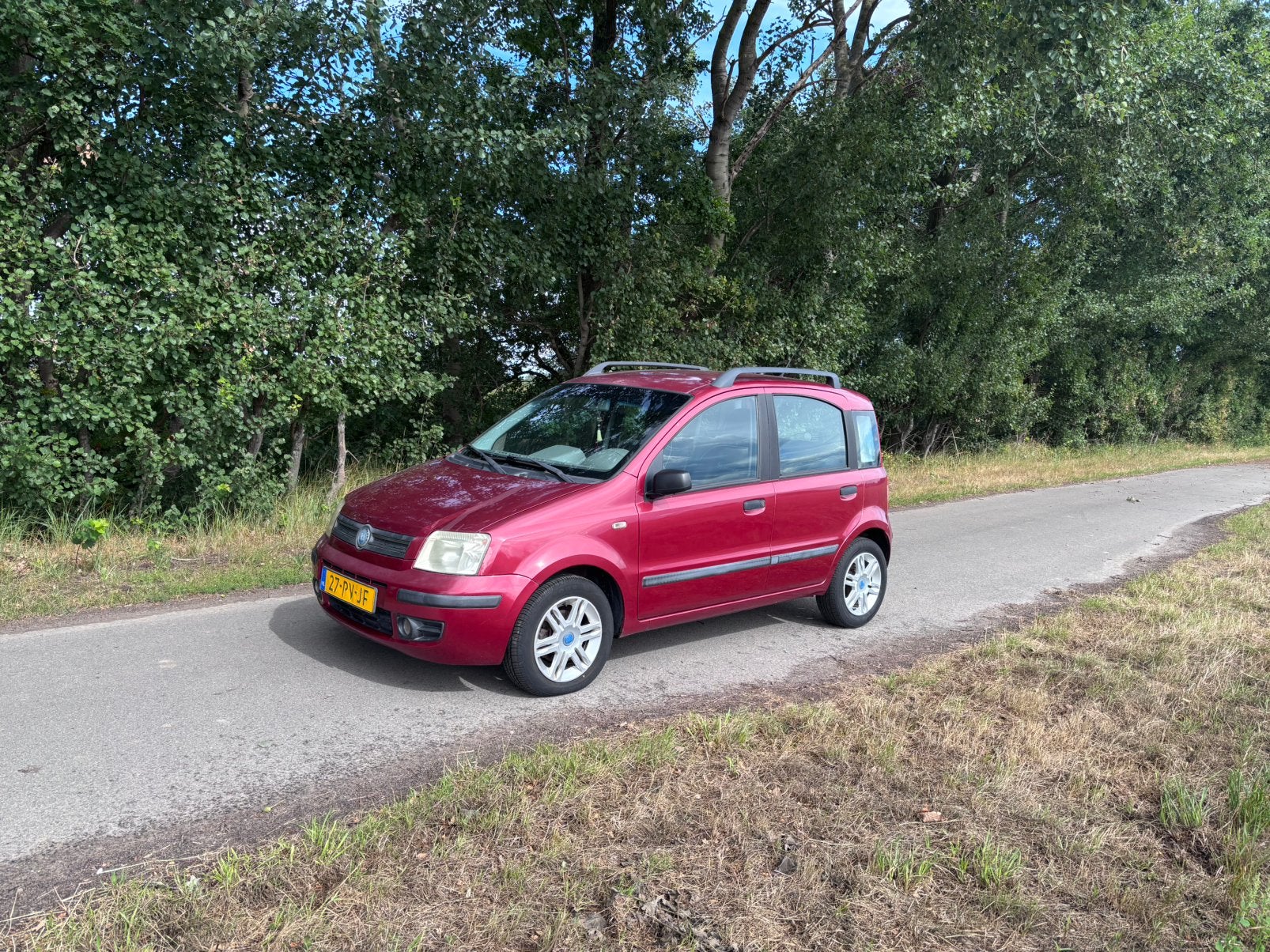 Fiat Panda 1.2 2004 Rood, Auto's, Handgeschakeld, Particulier, Geïmporteerd, 17 km/l