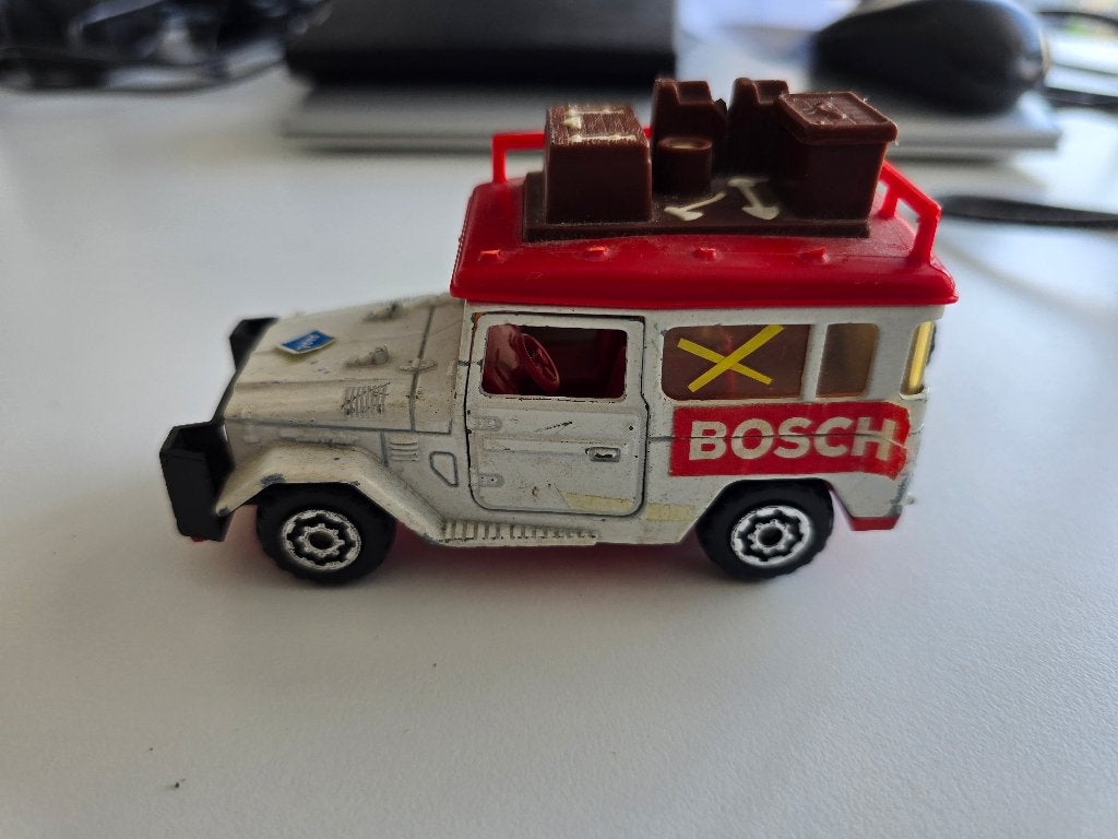 Toyota Landcruiser Aral , majorette jaren 80, Ophalen of Verzenden, Gebruikt, Auto
