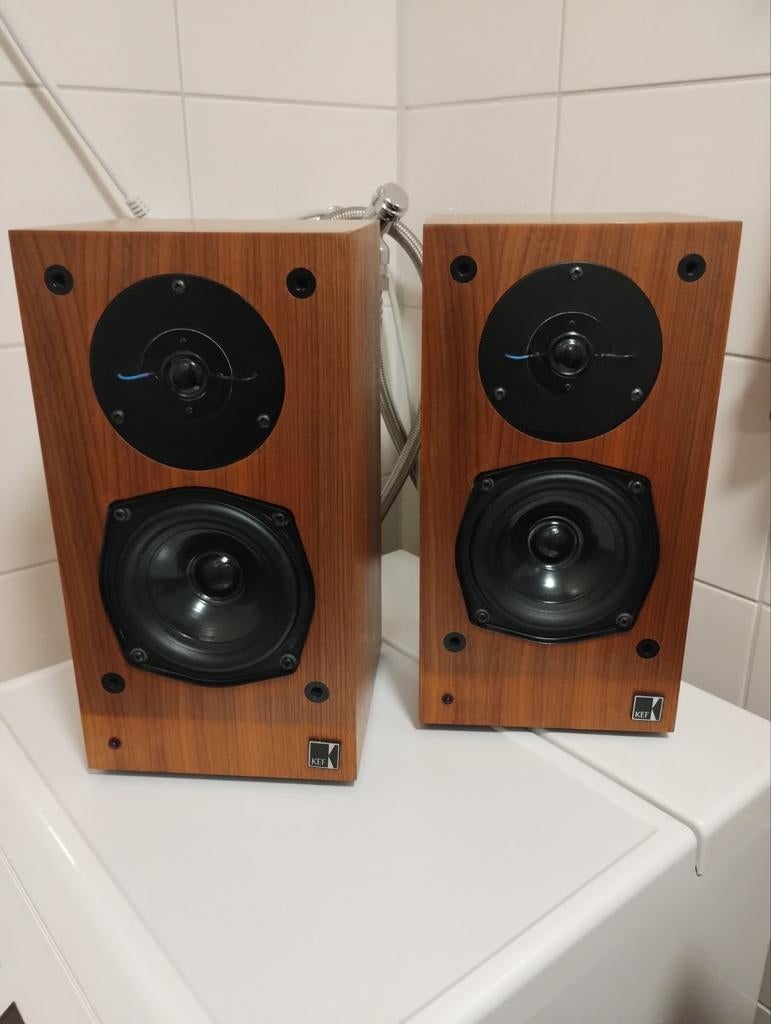 Kef 101 Reference luidsprekers, Audio, Tv en Foto, Ophalen of Verzenden, 120 watt of meer, Front, Rear of Stereo speakers, Overige merken