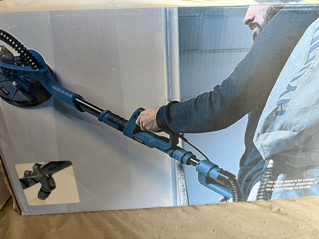 Langnek schuurmachine, Ophalen of Verzenden, Zo goed als nieuw, Minder dan 600 watt, Vlakschuurmachine