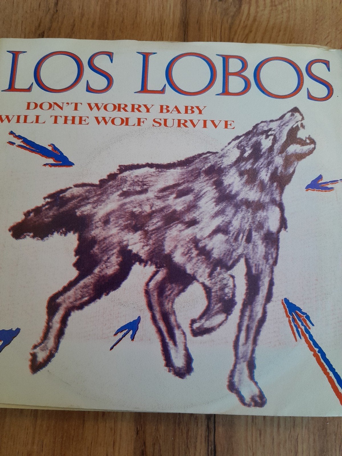 los lobos 7 inch will the wolf survive, Ophalen of Verzenden, Zo goed als nieuw