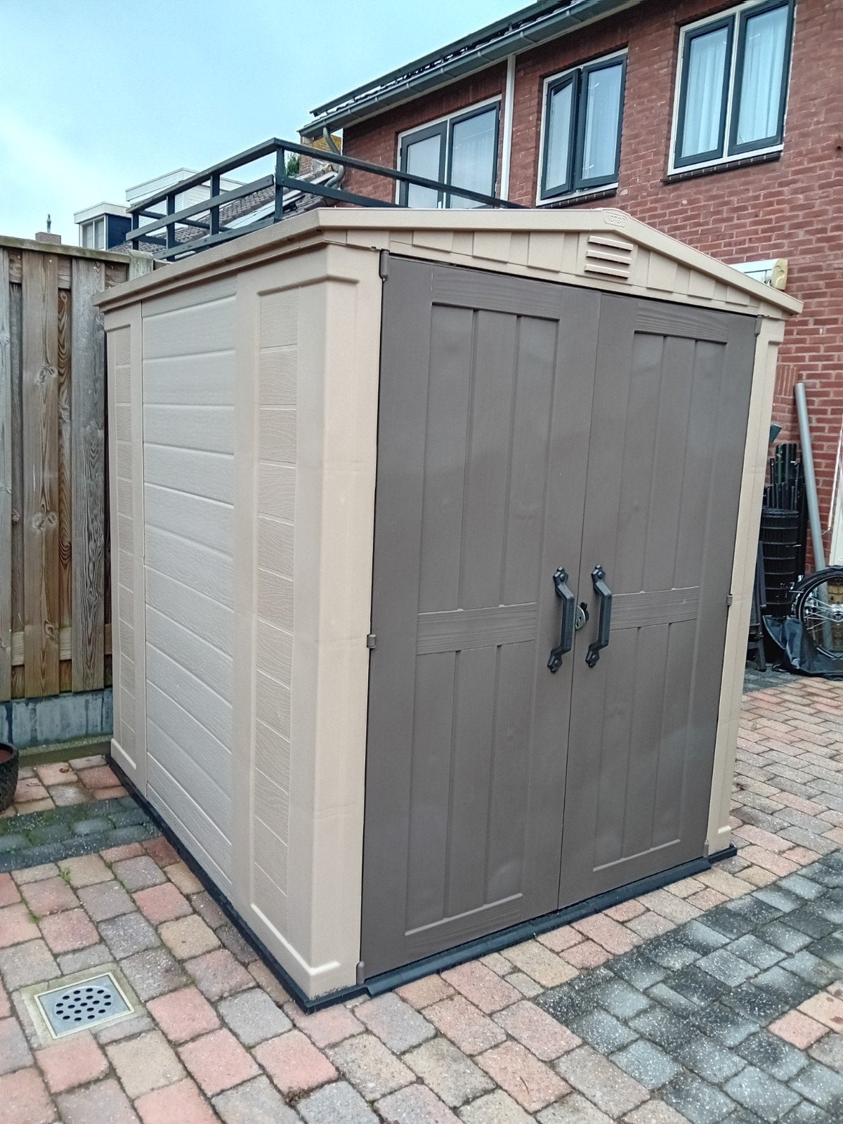 Keter Factor 66 Tuinhuisje/Schuurtje - Kunststof, Ophalen, Zo goed als nieuw, Kunststof, Overige typen
