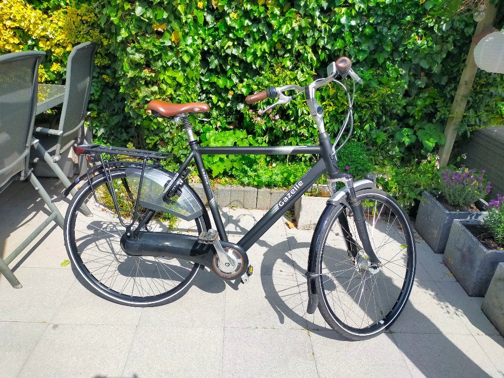Mooie Gazelle herenfiets te koop, Fietsen en Brommers, Ophalen, Versnellingen, 56 cm of meer, Zo goed als nieuw