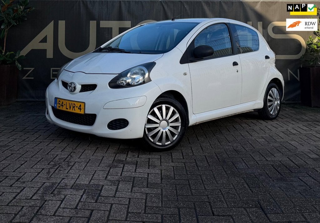 Toyota Aygo 1.0-12V Access*Airco*4deurs*Radio/CD/AUX*, Auto's, Voorwielaandrijving, Stof, Gebruikt, 4 stoelen