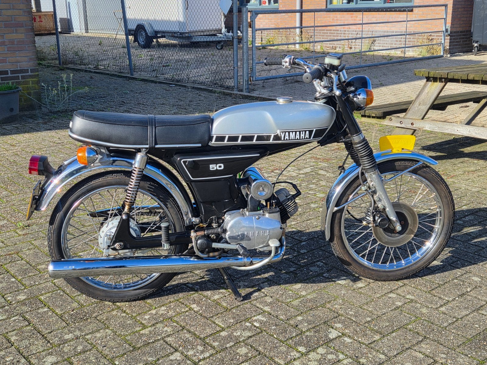 yamaha fs1 (2f2), Ophalen, Yamaha, 4 versnellingen, 50 cc