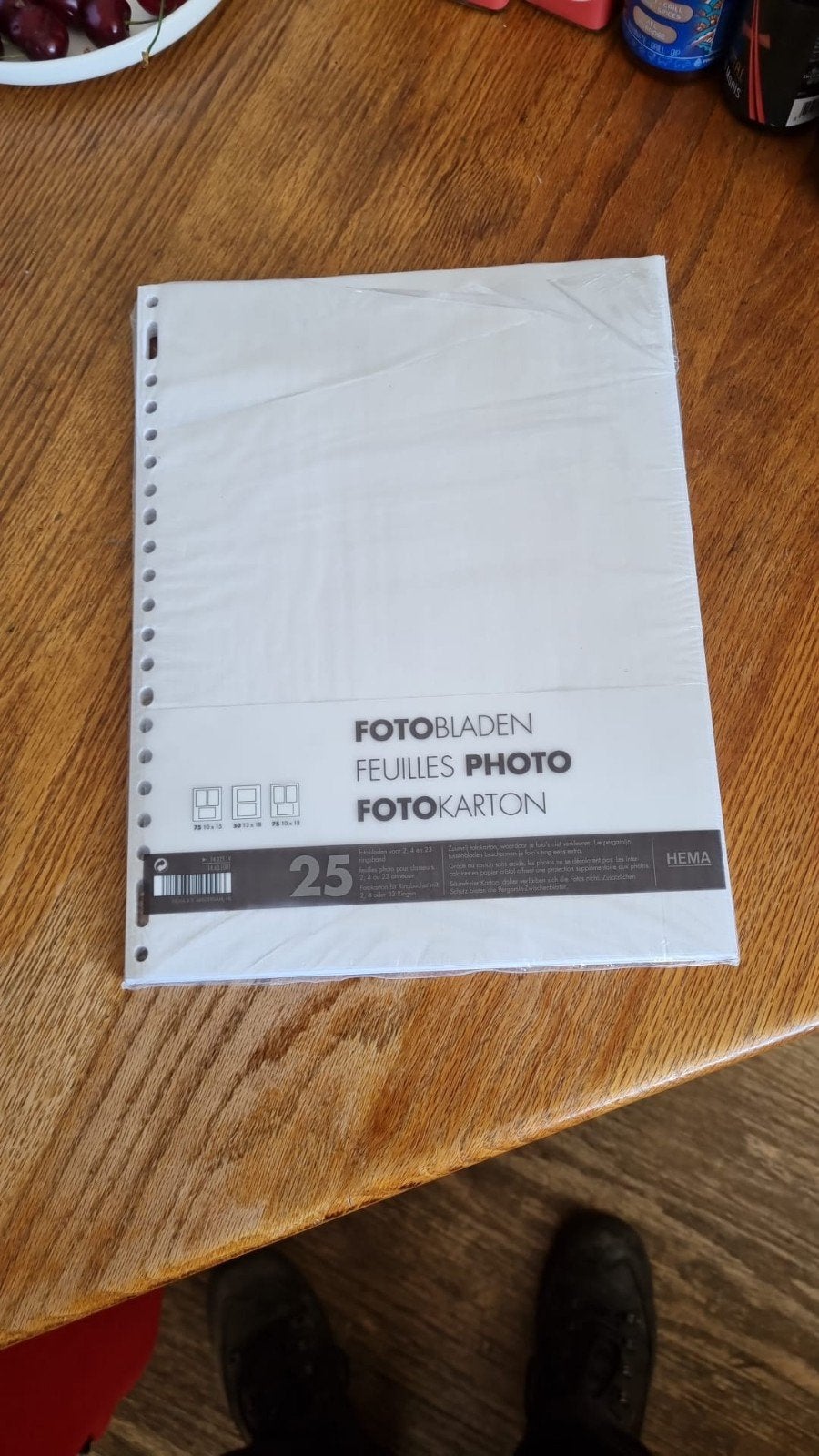 FOTOBLADEN  A4  (aangebroken PAK  ), Ophalen of Verzenden, Zo goed als nieuw, Fotoalbum-accessoire
