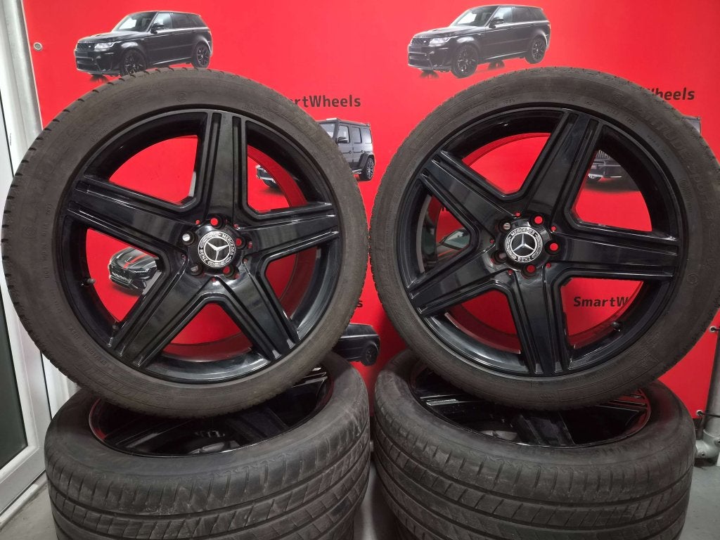 20 inch MERCEDES AMG ML G GL GLE GLS VELGEN EN BANDEN, Auto-onderdelen, Banden en Velgen, Niet ingevuld, 275 mm, Banden en Velgen