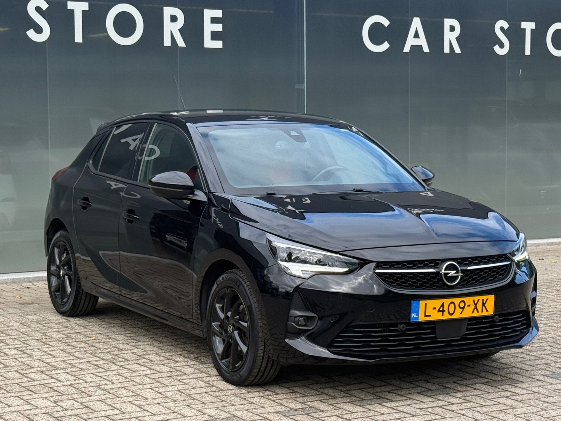 Opel Corsa 1.2 GS Line Automaat Black Edit Navi|Camera|Carpl, Dealer onderhouden, Gebruikt, Origineel Nederlands, 3 cilinders