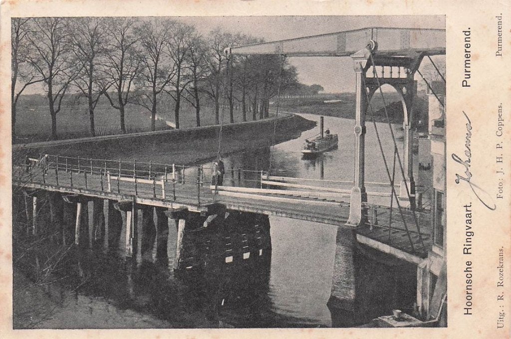 702-399-005 Purmerend Hoornsche Ringvaart, Verzenden, Voor 1920, Noord-Holland