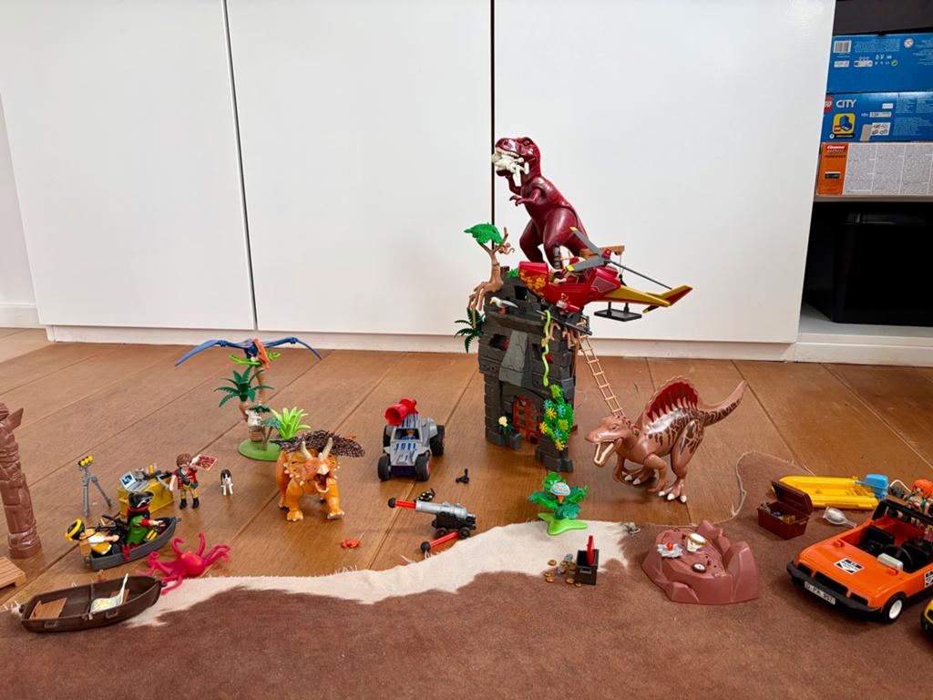 Playmobil Dino Wereld Avontuur en extras, Ophalen of Verzenden, Gebruikt