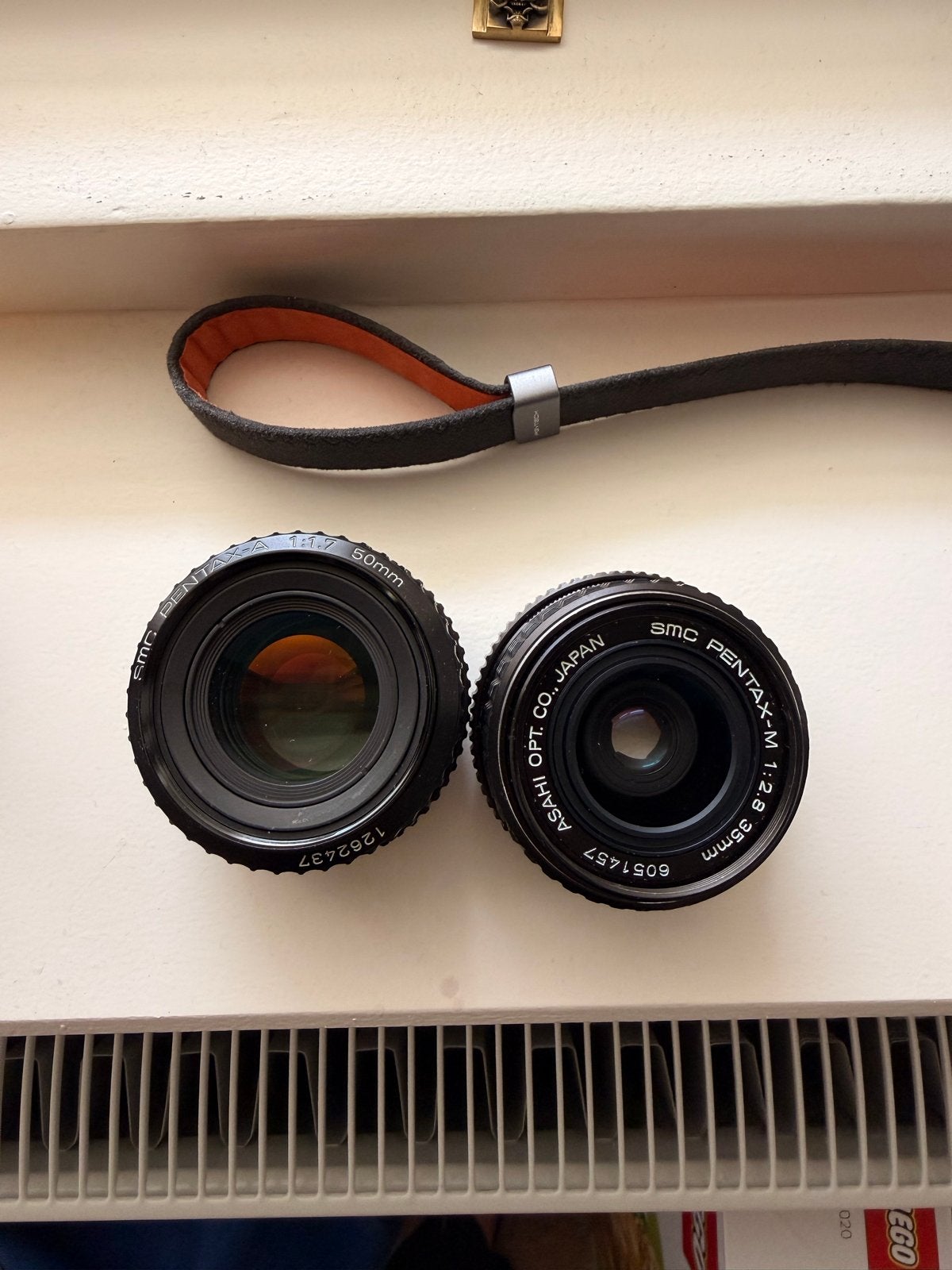 Pentax SMC-A 50mm f/1.7 en SMC-M 35mm f/2.8 lens set, Ophalen of Verzenden, Gebruikt, Standaardlens