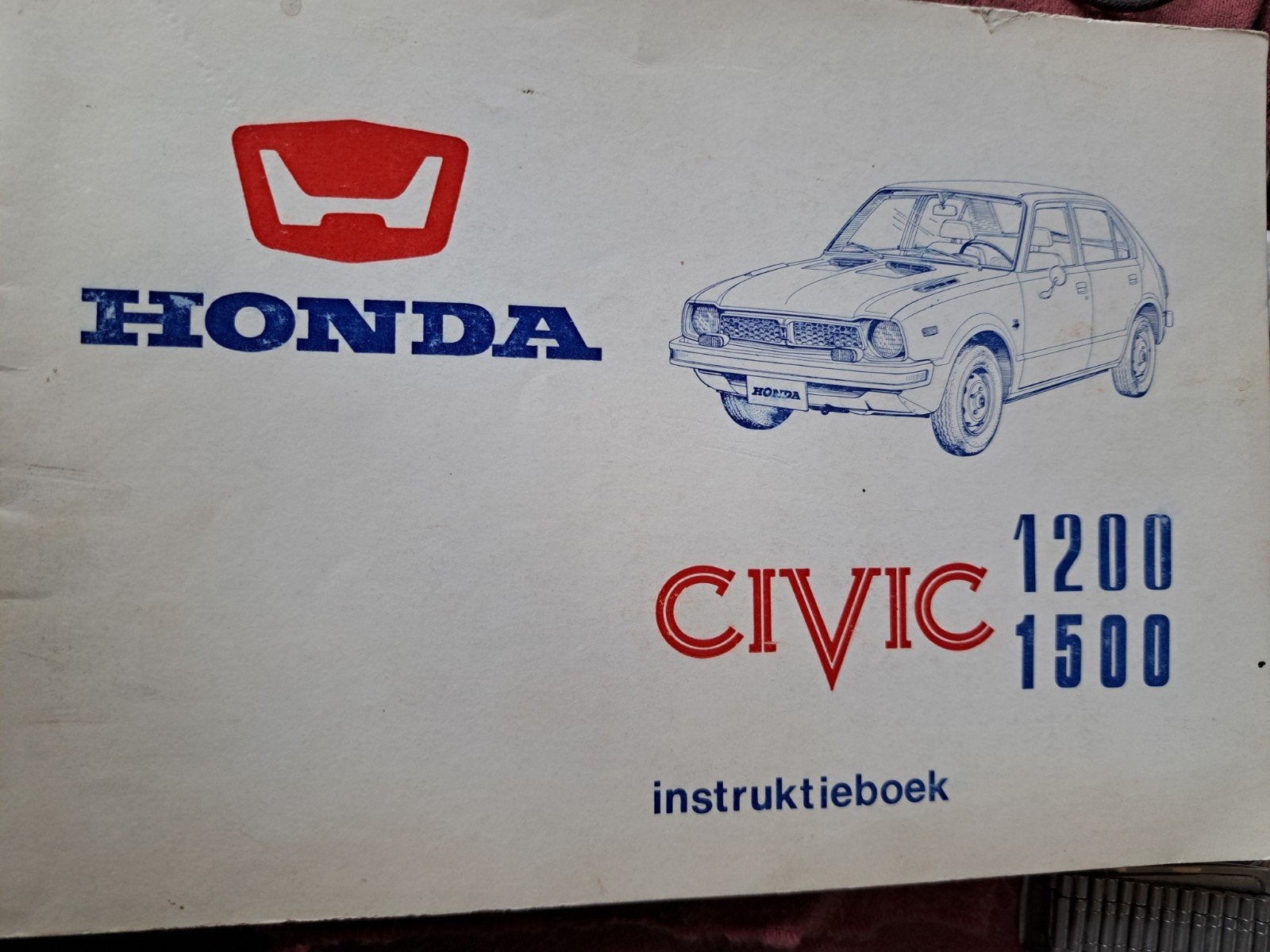 Honda Civic instructie boekje., Ophalen of Verzenden