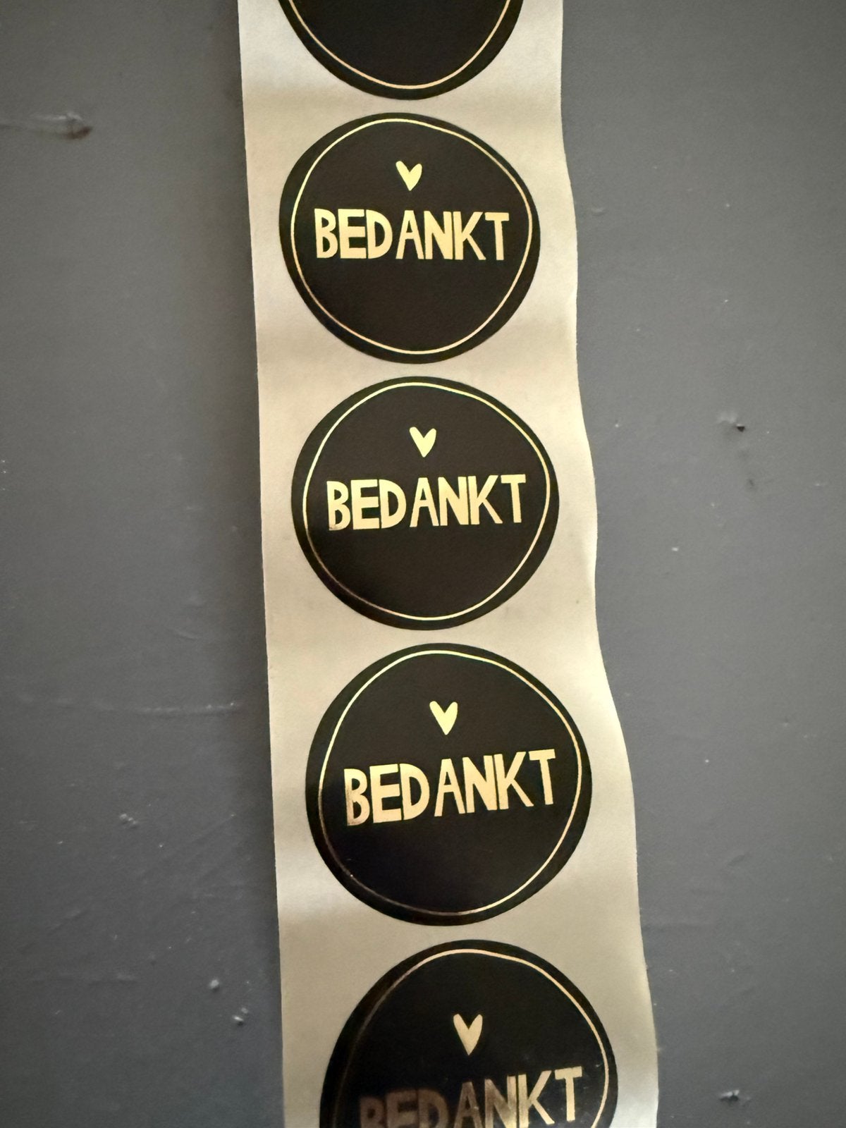 15 sluitstickers / sluitzegels bedankt, Ophalen of Verzenden, Winkel, Super of Benzinepomp, Zegels, Bonnen of Punten