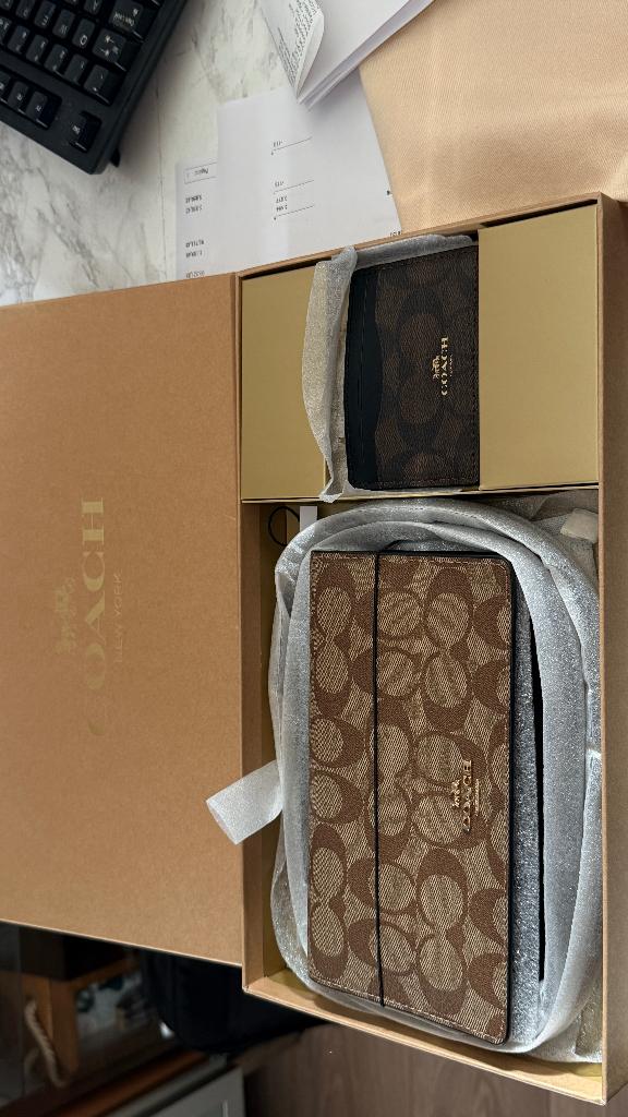 Damestas met draagriem Wallet on chain set, Ophalen of Verzenden, Nieuw, Bruin, Overige typen