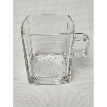 # Senseo vierkant kopje glas, Huis en Inrichting, Glas of Glazen, Gebruikt, Ophalen of Verzenden, Glas