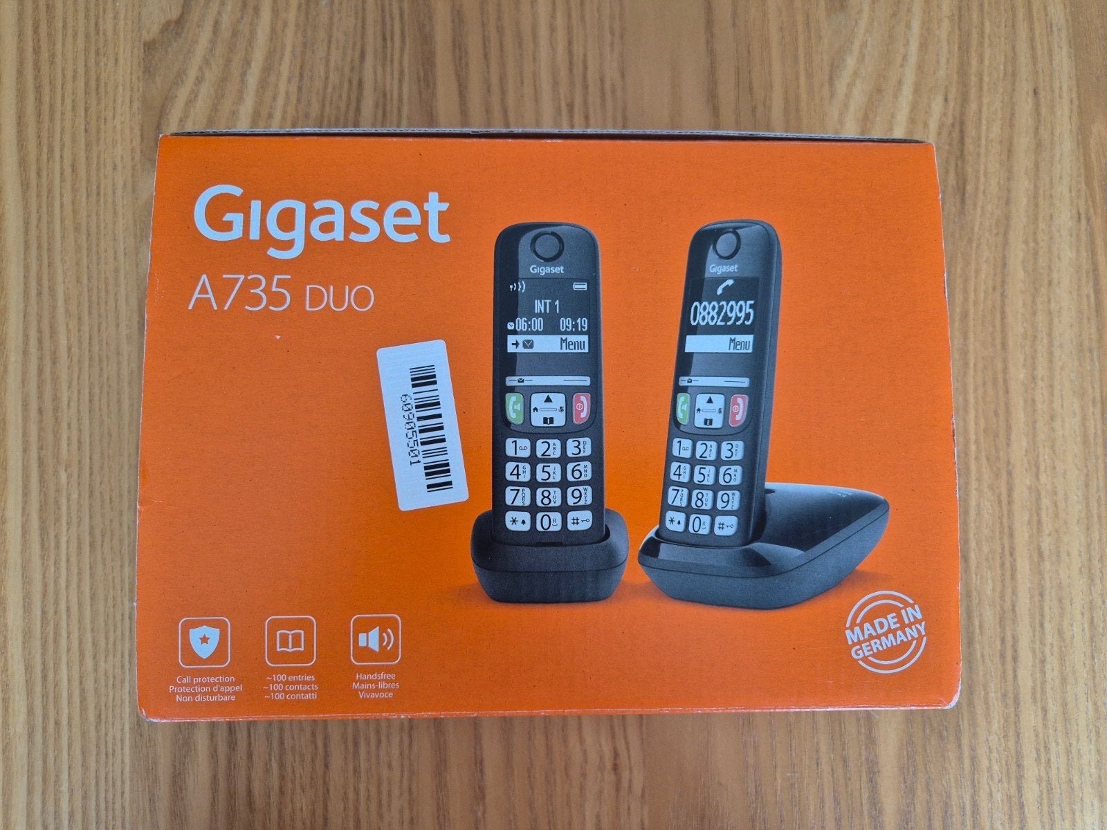 Gigaset A735 Duo - vaste telefoon met 2 handsets, Ophalen of Verzenden, Zo goed als nieuw, 2 handsets