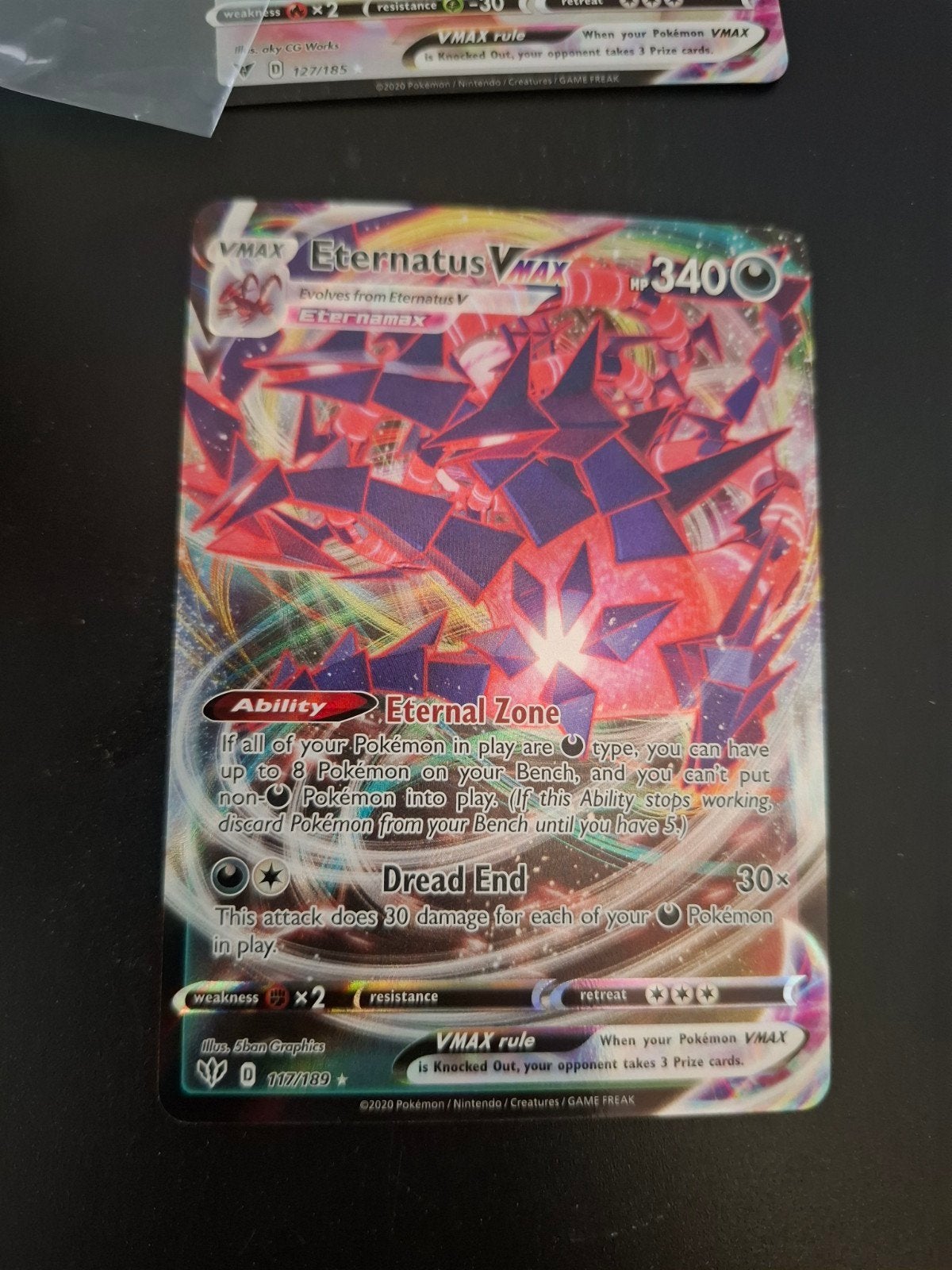 Eternatus VMAX #117 Pokemon Darkness Ablaze, Ophalen of Verzenden
