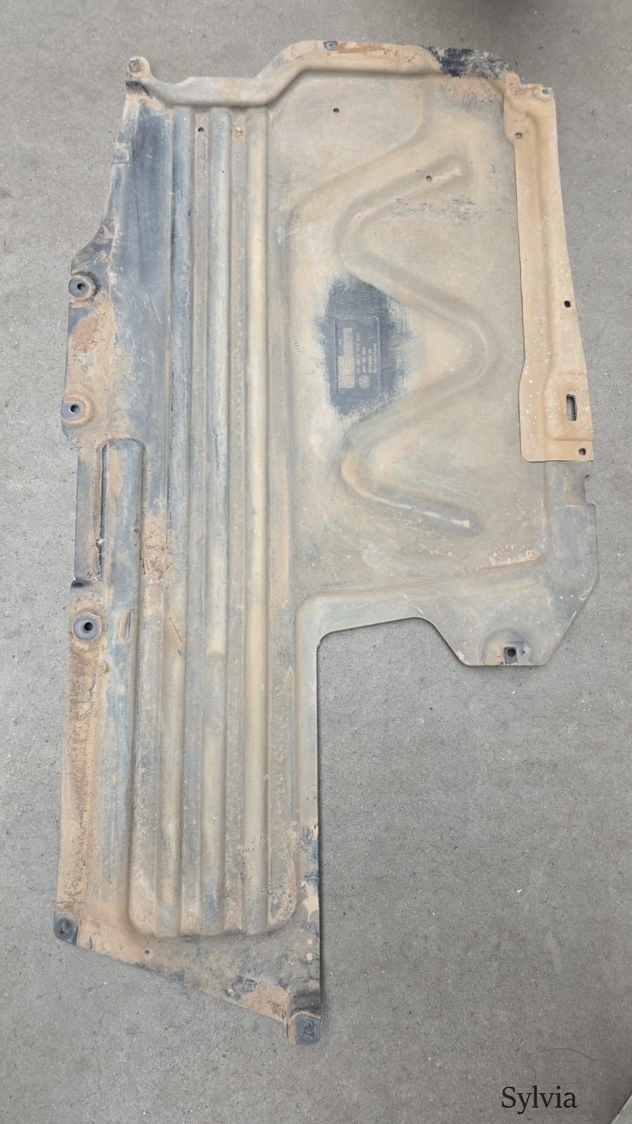 Bodemplaat onderplaat links BMW 3 serie F30 LCI 51757373843, Gebruikt, -, -, Ophalen of Verzenden