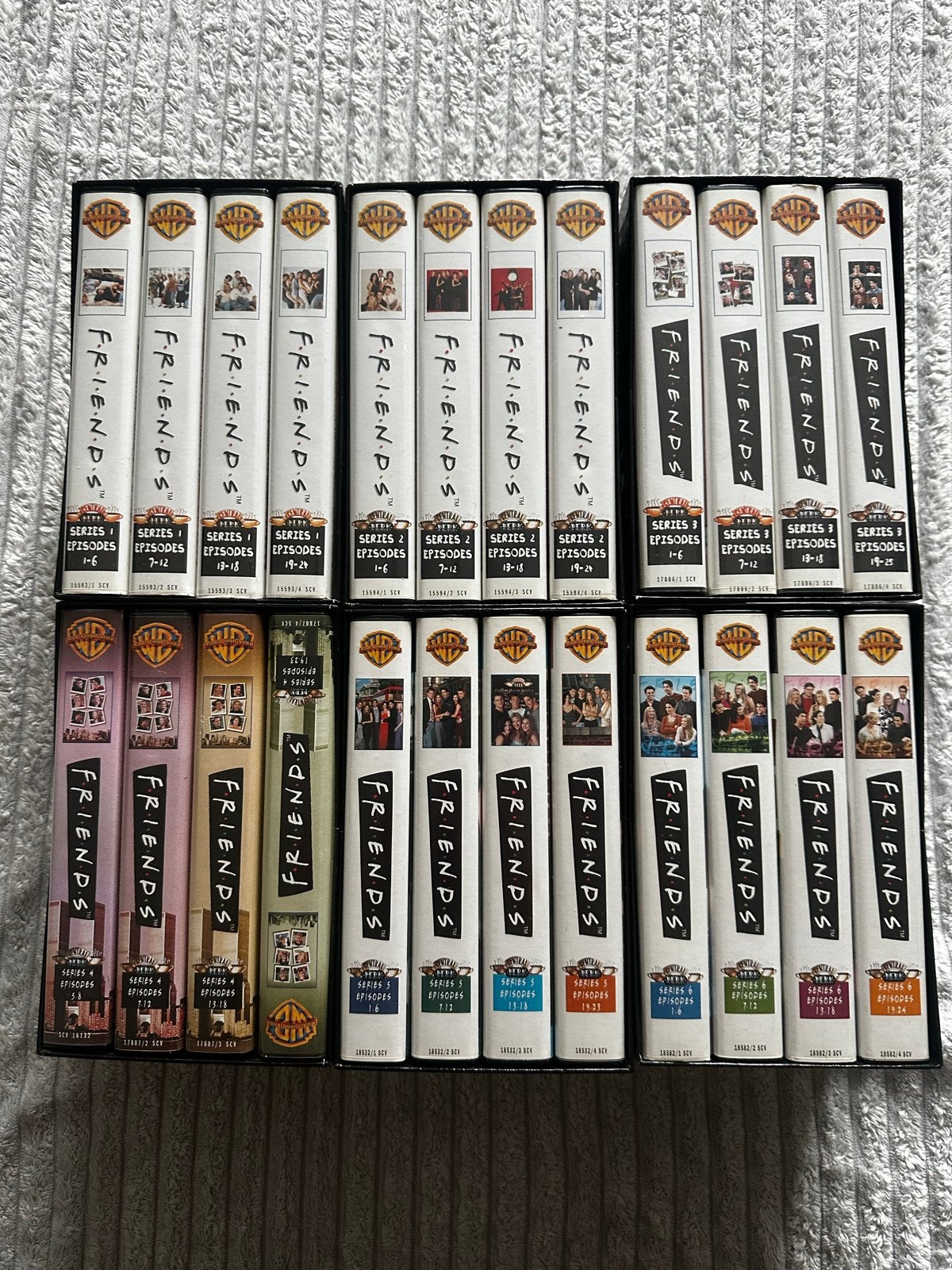 Friends VHS Videobanden Collectie - Complete Serie in Dichte, Engels, Alle leeftijden, Nederlands, Ophalen of Verzenden