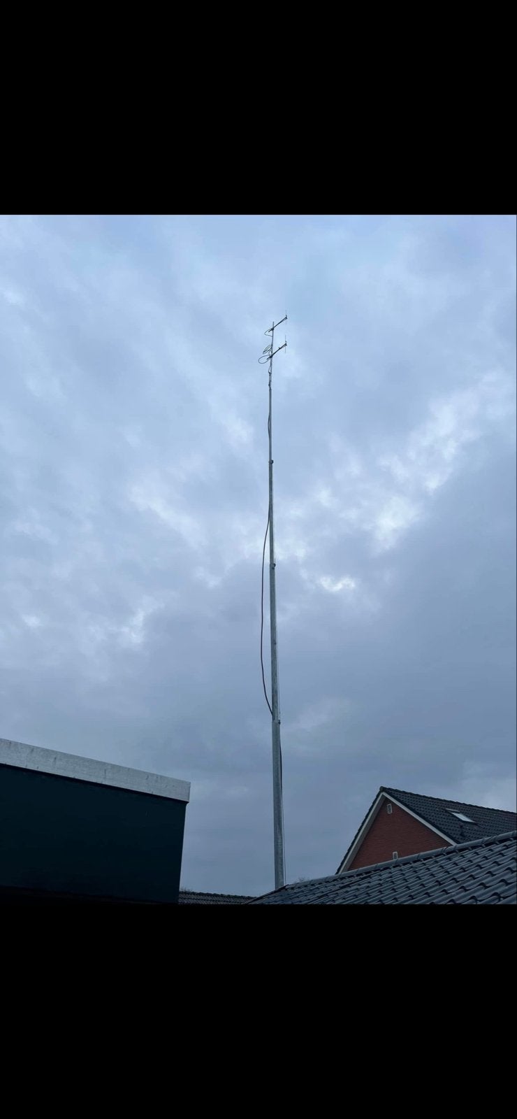 Kokermast 4x6 staal, Ophalen, Gebruikt, Mast